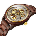 Load image into Gallery viewer, Classic Wooden Men's Mechanical Watch