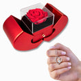 Load image into Gallery viewer, Forever Love Necklace with Red Heart Rose Box