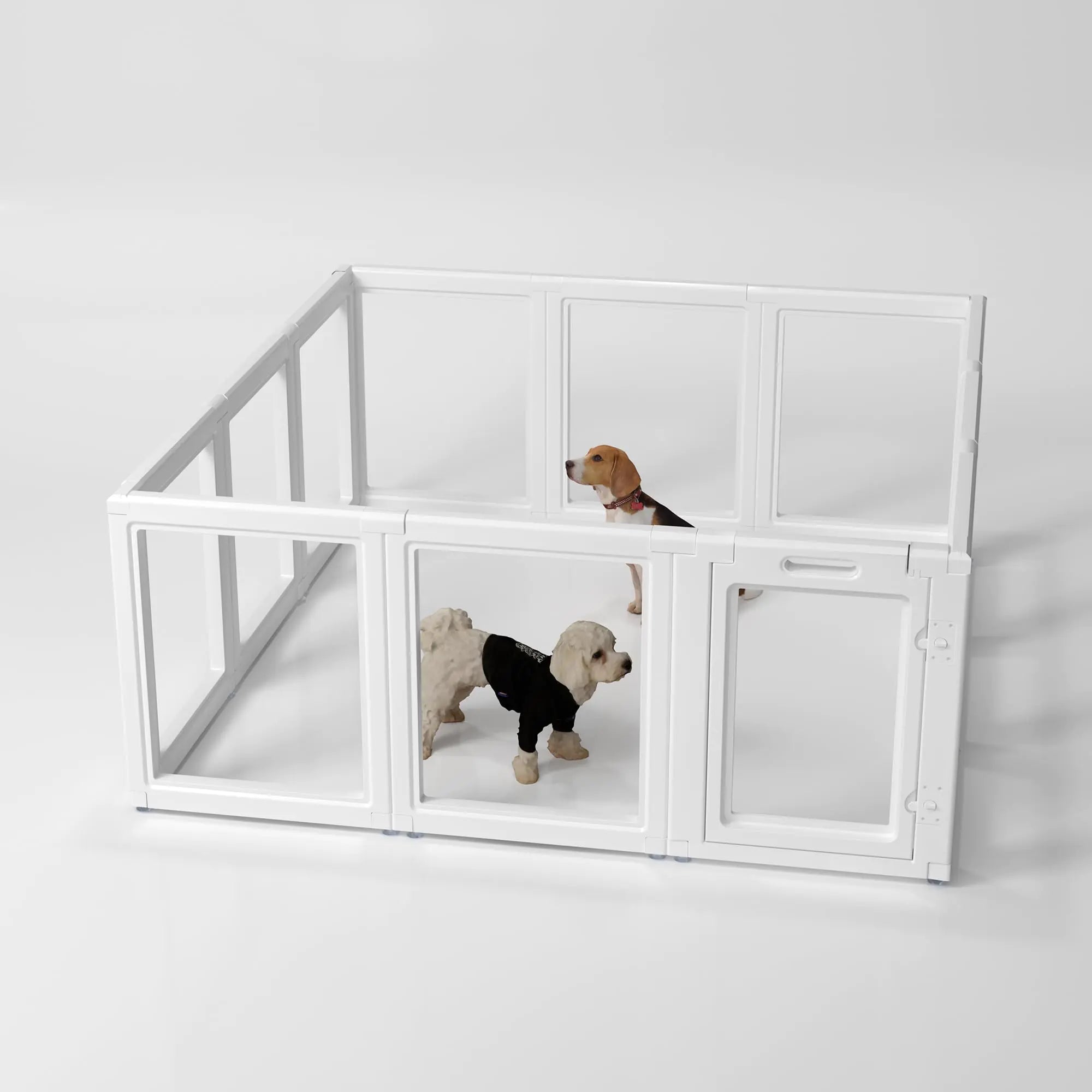 Clear Dog Playpen